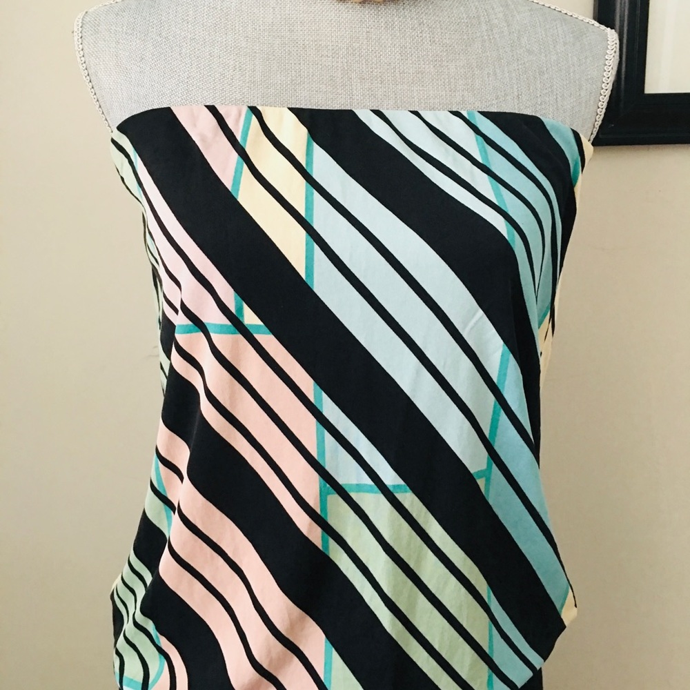 French Connection 100% Silk loose tube top